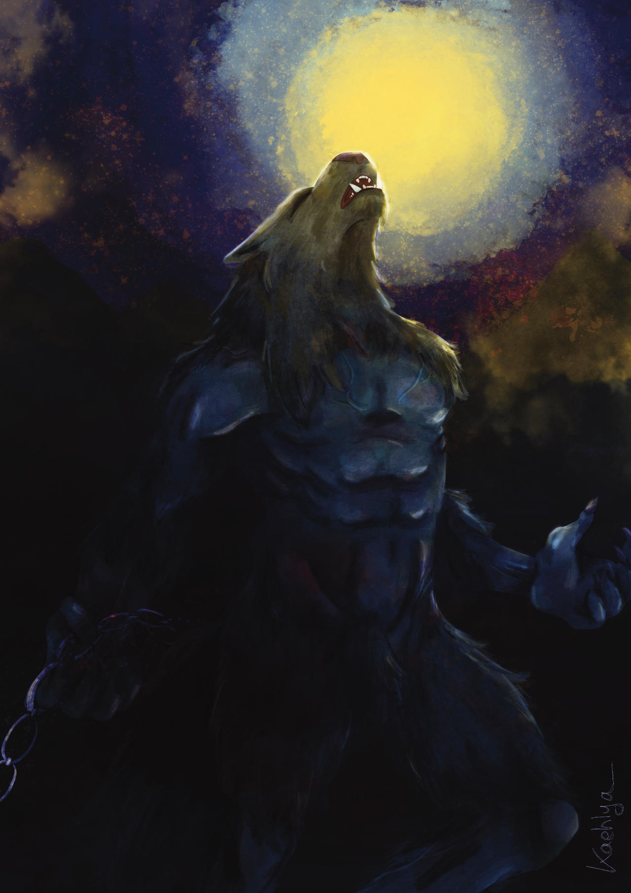 Deviantart Pythos Werewolf Werewolf by Kaehlya on DeviantArt