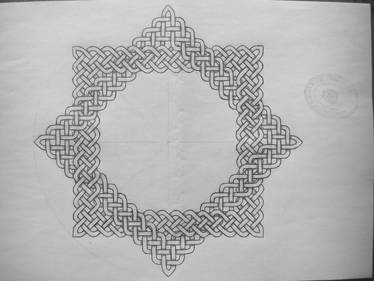 Two squares celtic knot