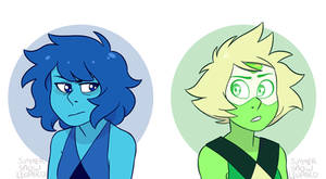 Lapis and Peridot