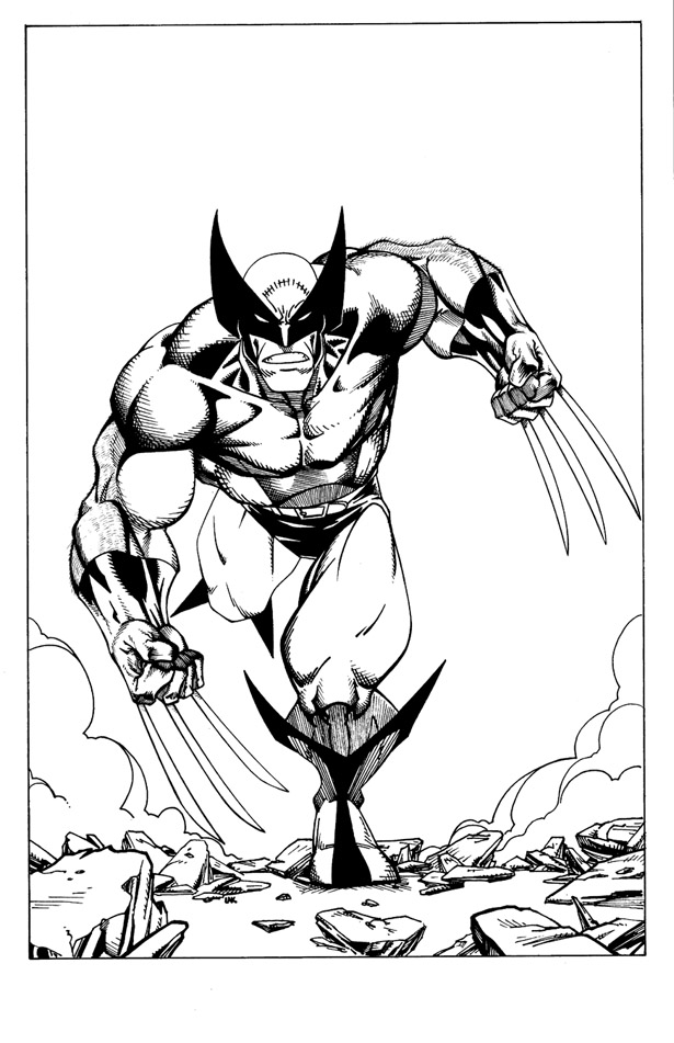 Wolverine inked