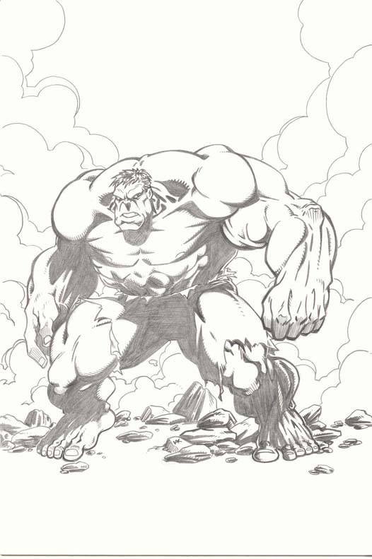 Hulk standing