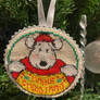 Happy Christmas Bear Ornament