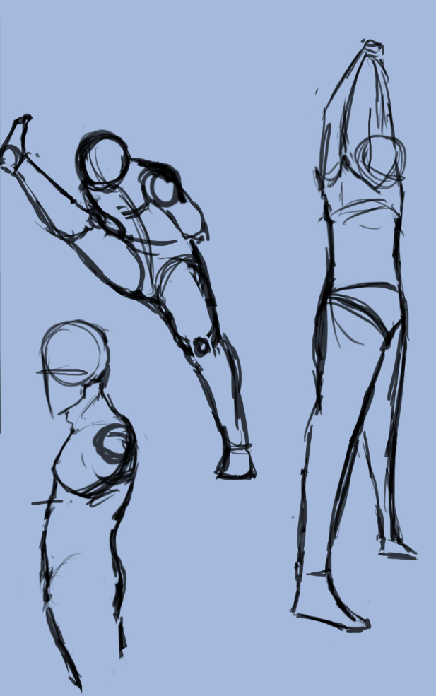 Figure drawing studies - poses by WMDiscovery93 on DeviantArt