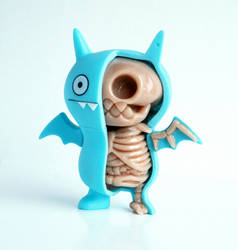 Icebat Uglydoll Anatomy Sculpt by freeny