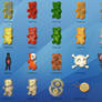 Gummi Anatomy OSX Icons