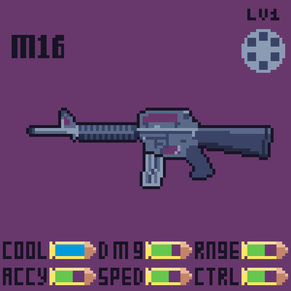 M16 Pixel Art by pitzamachine on DeviantArt
