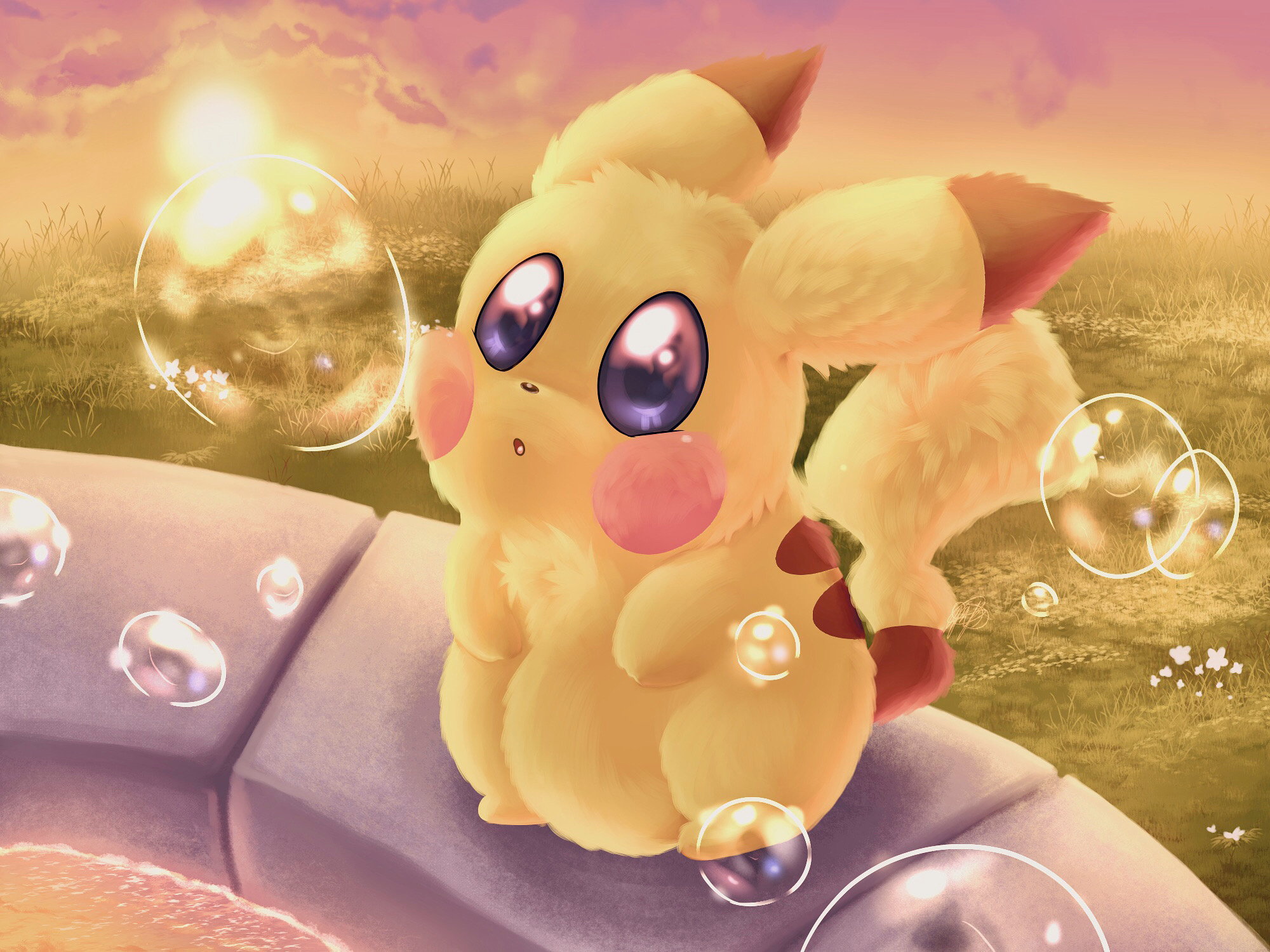 Pikachu Bubbles by Jay-And-Night on DeviantArt