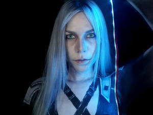 Sephiroth Facepainting (female to male) 1