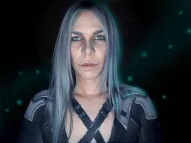 Sephiroth Facepainting (female to male) 3