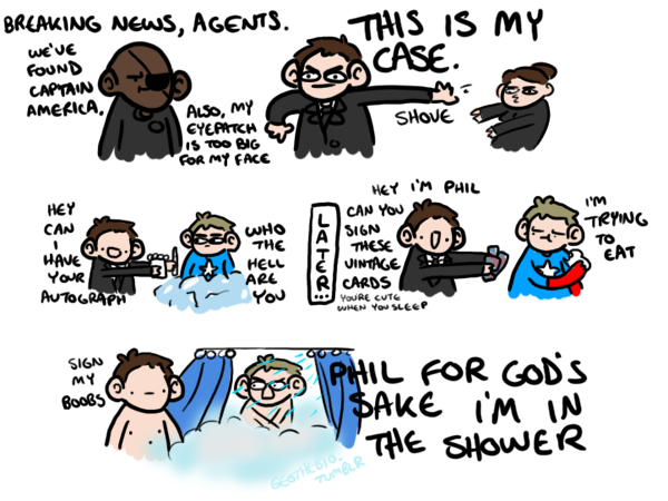 Actual fanboy Phil Coulson