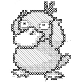 psyduck grid art by EliBloodthirst on DeviantArt