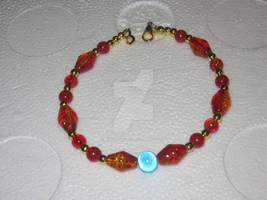 Iron Man Inspired Beaded Bracelet