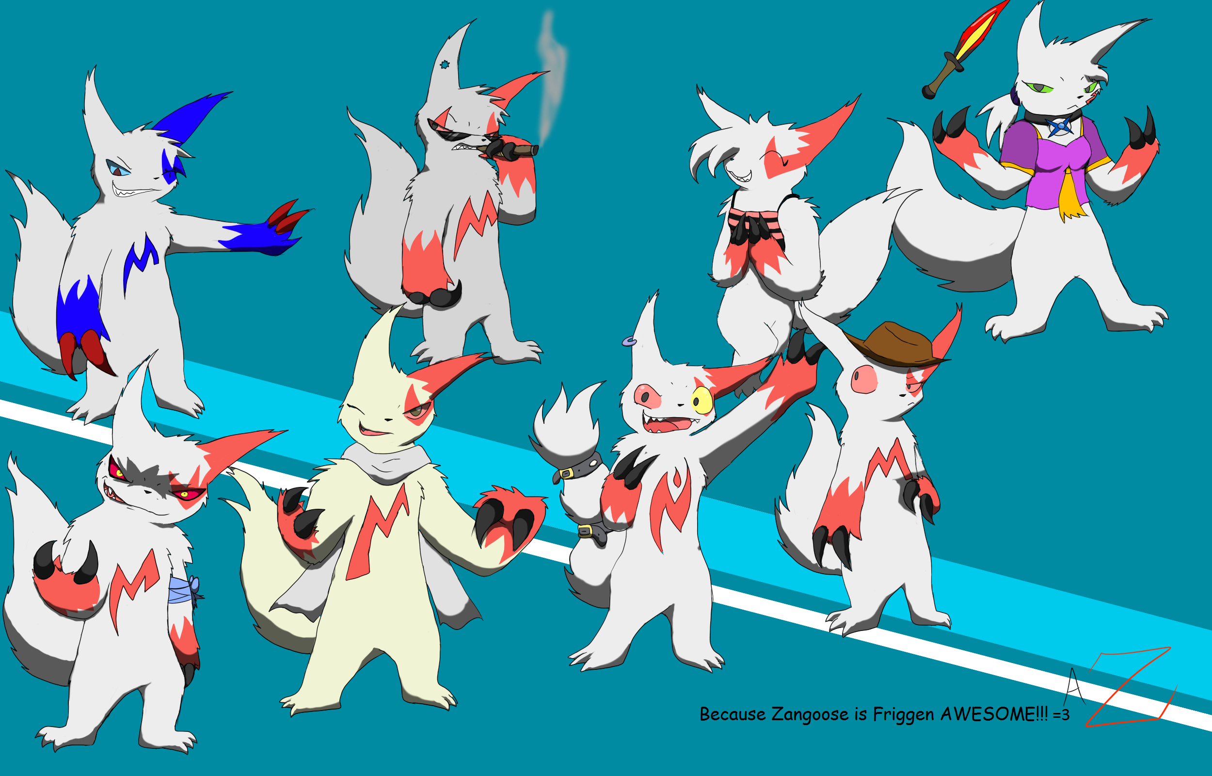 Zangoose Galore ^w^