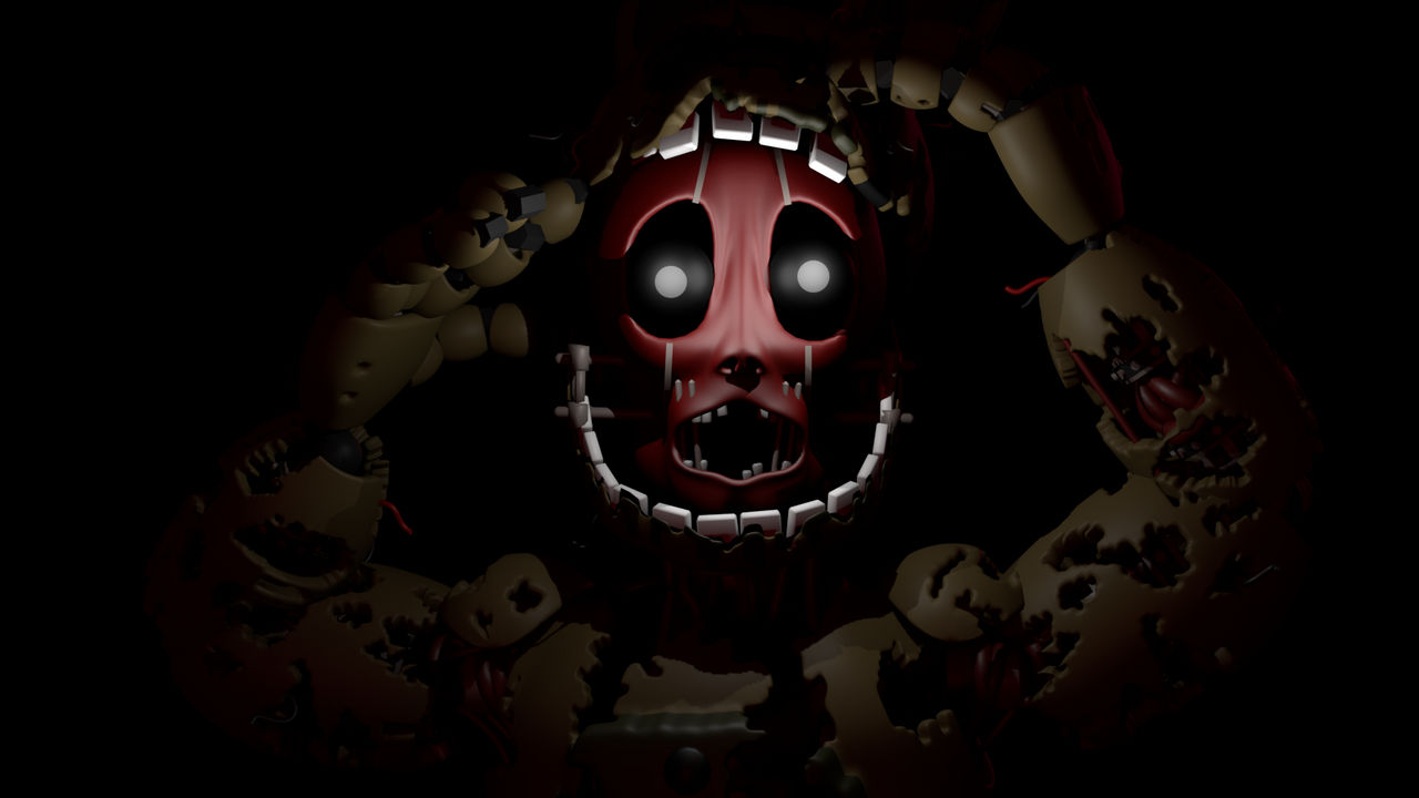 Springtrap Mask Off Taking off springtrap's mask... by FazersMarie on DeviantArt