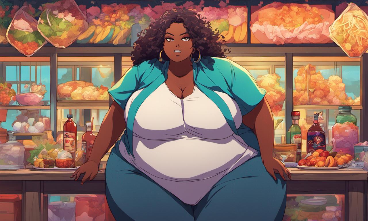 Obese Lady Deviantart Morbidly obese ebony woman by Fatchas3r58 on DeviantArt