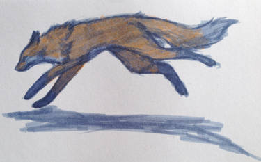 Leaping Fox