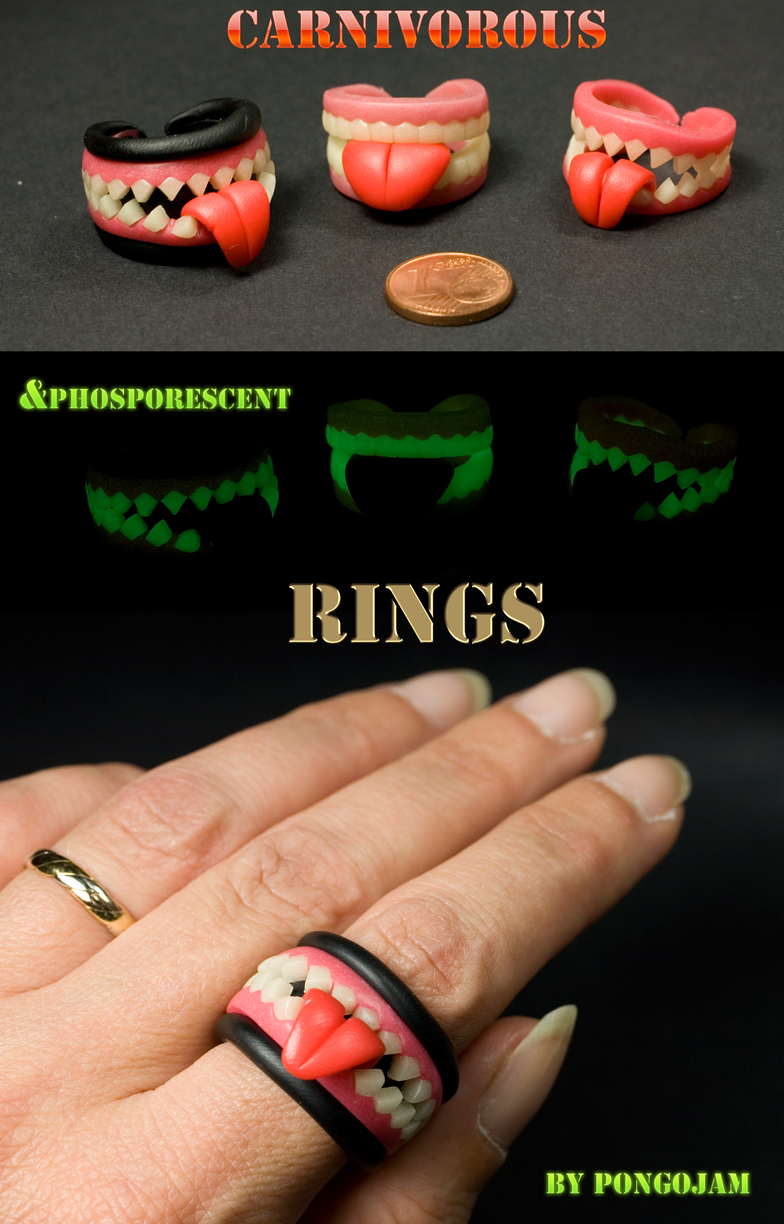 Carnivorous Halloween RINGS