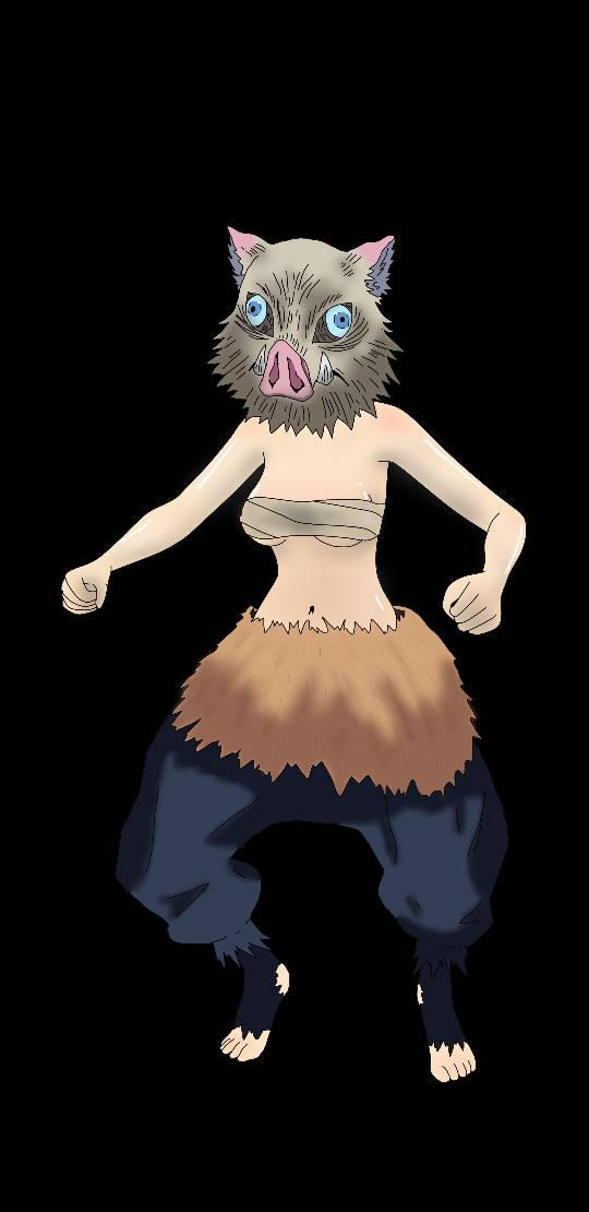 Inosuke girl (sfw) by Idfkimakiwi on DeviantArt