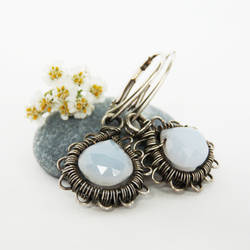 Chalcedony in lace