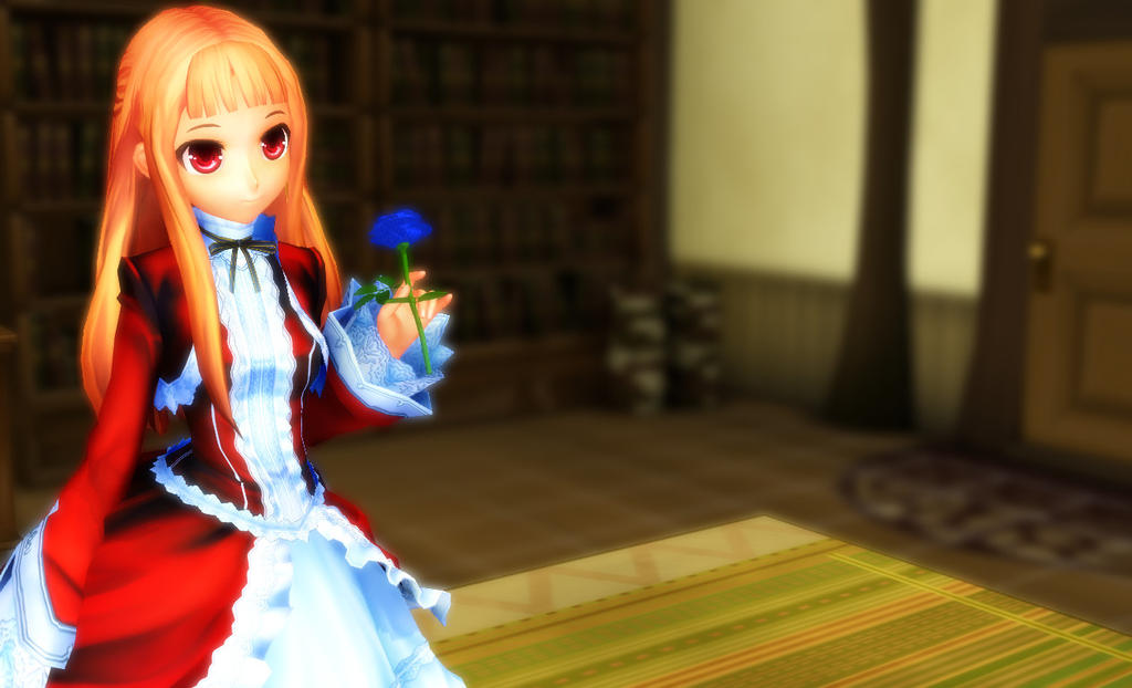 {MMD} Rhea, the pretty rose. {MMD} by LauraOtome1 on DeviantArt