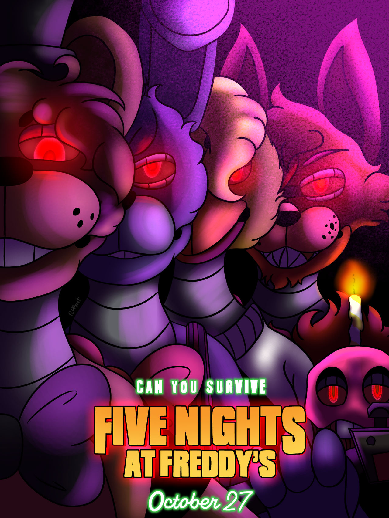 Poster fnaf animatronic by PYPatfnaf on DeviantArt