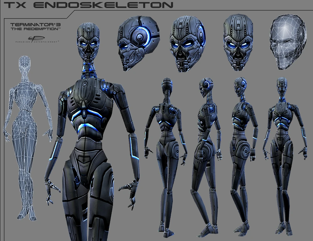 Terminator X Digital Rising T-X (Terminator 3: The Redemption / Game) by jsu76614 on DeviantArt