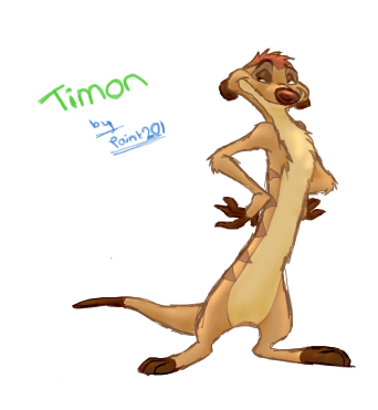 Cgi Timon Timon by Fakelore on DeviantArt