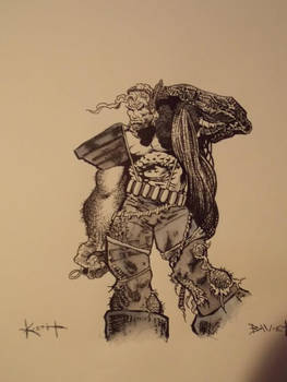 sam kieth cable fan art