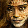 Leopard woman