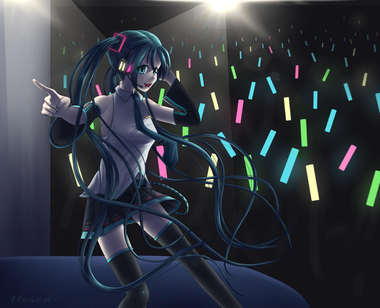 Hatsune Miku Concert By 11onomi On DeviantArt Hatsune miku concert by 11onomi on deviantart