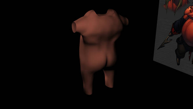 Character modeling progress2 back