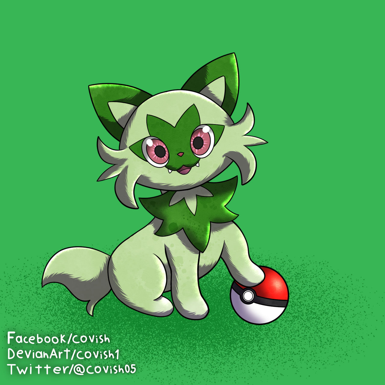 sprigatito by Covish1 on DeviantArt
