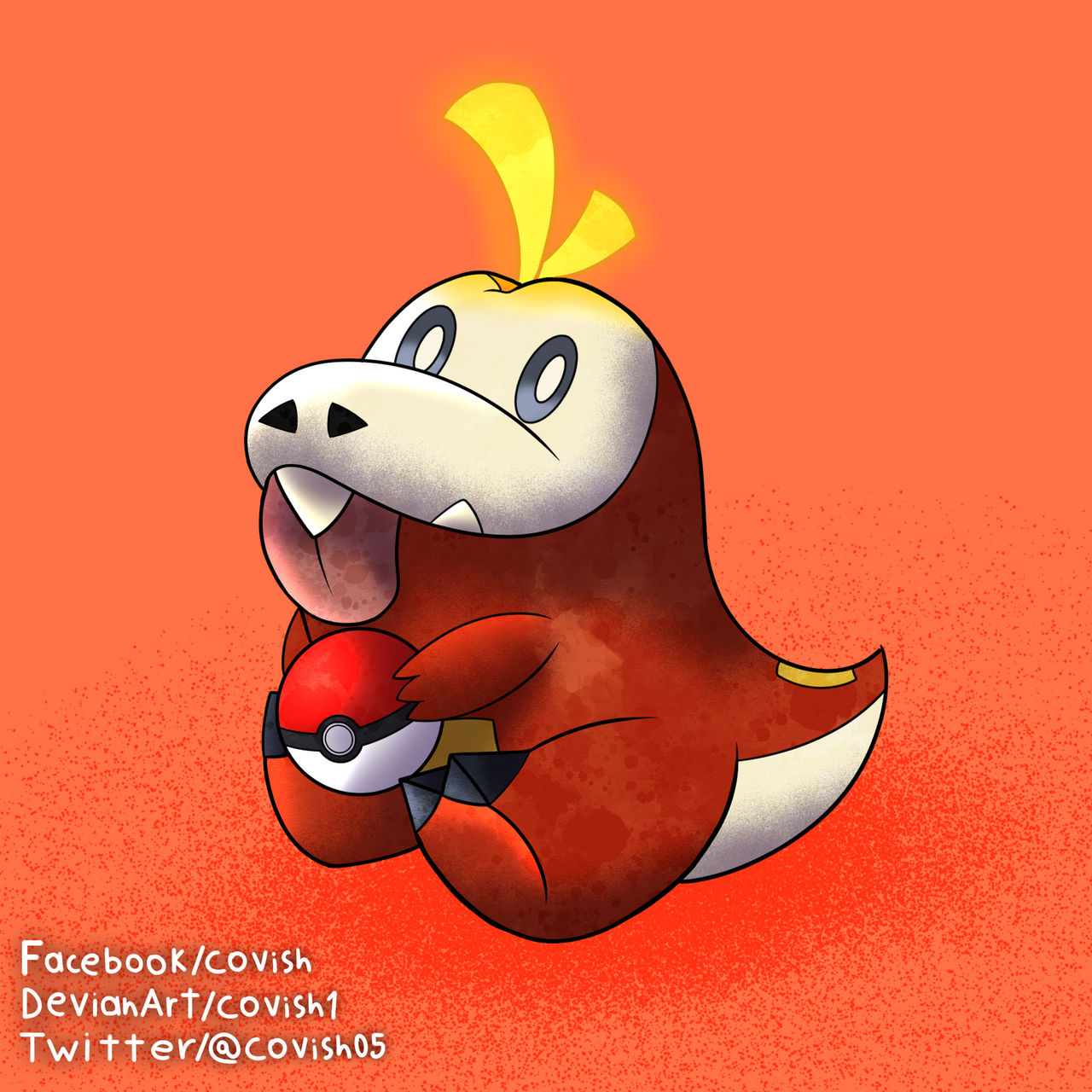 Fuecoco by Covish1 on DeviantArt