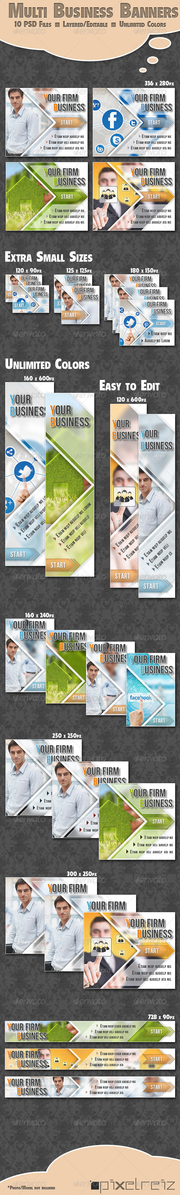 Business Banner - for all kind of business / Multi