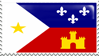 Flag of Acadiana / Cajun Stamp