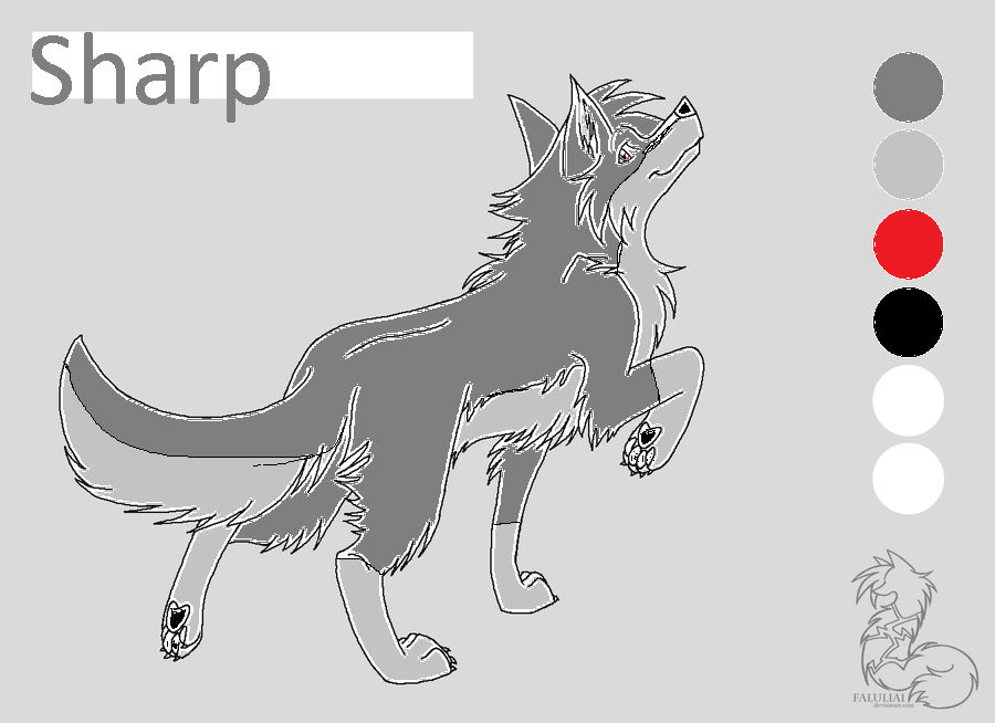 Sharp character something there by sharppiratewolf2 on DeviantArt