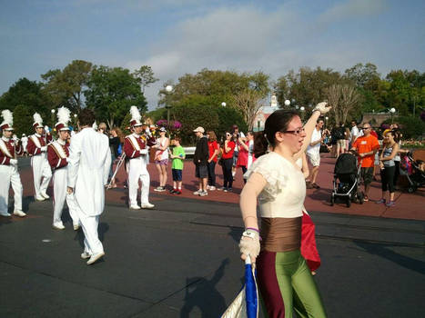 Marching Down Main Street USA in the Magic Kingdom