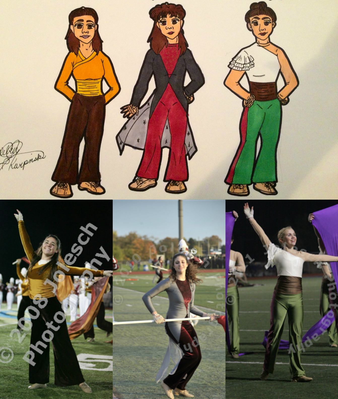 Verona Color Guard Uniforms