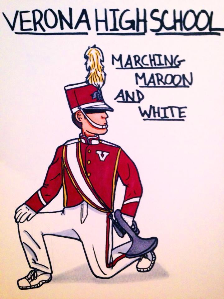 Verona High School Marching Maroon and White