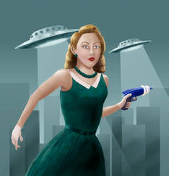1950's Sci-Fi Girl