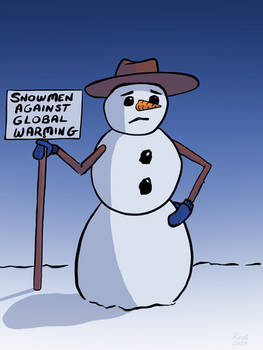 Snowman vs Global Warming