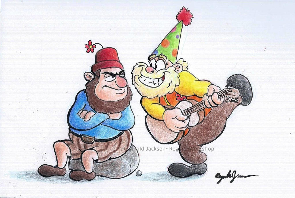 Happy and Grumpy 7D Version by ReggieJWorkshop on DeviantArt