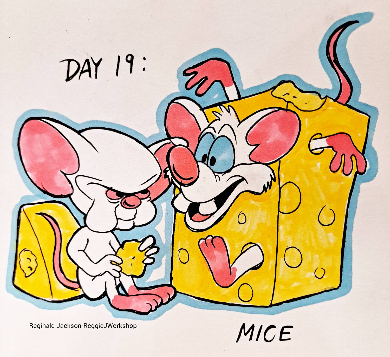 Inktober (Day 19): Mice by ReggieJWorkshop on DeviantArt
