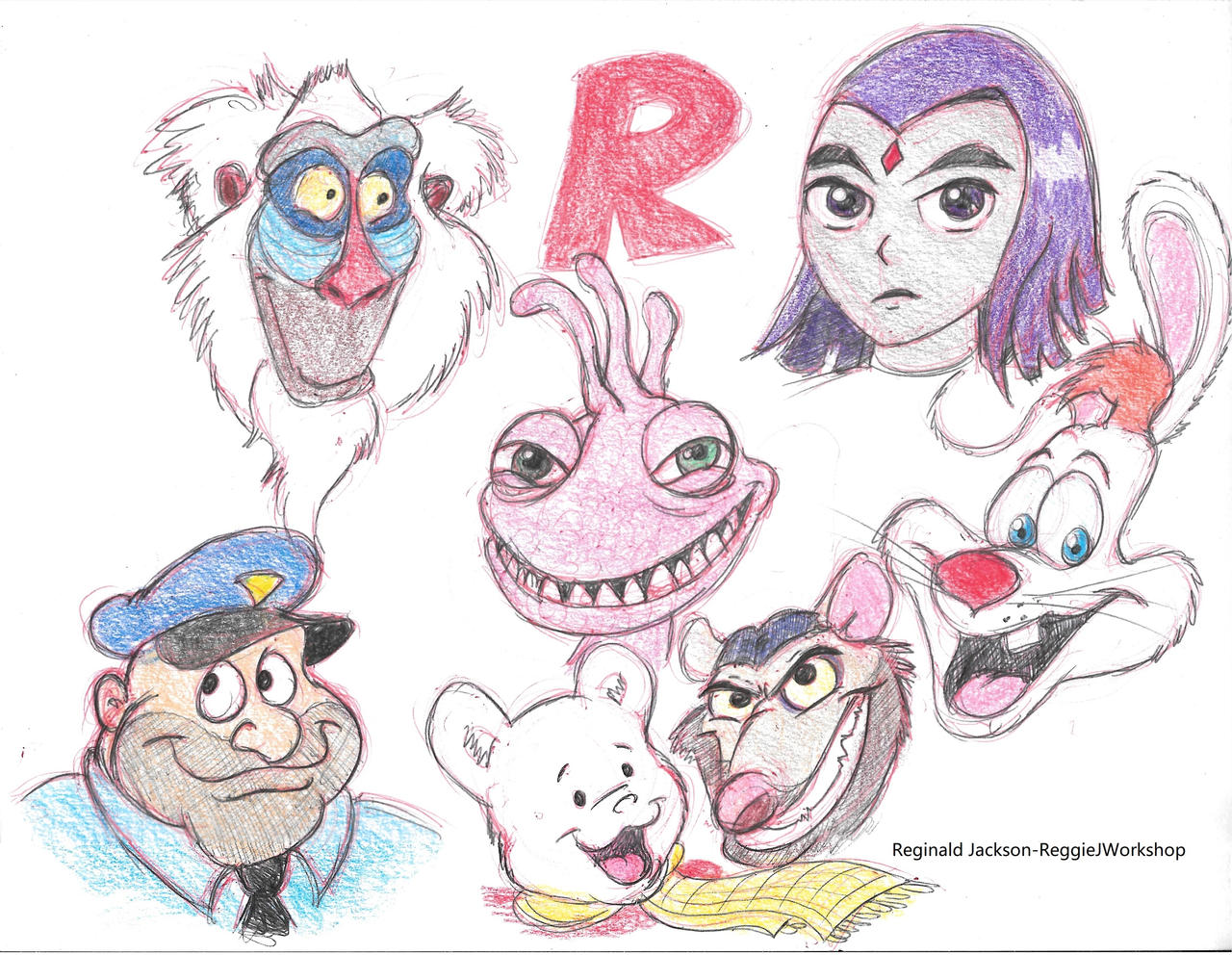 Comic Character R R List Characters by ReggieJWorkshop on DeviantArt