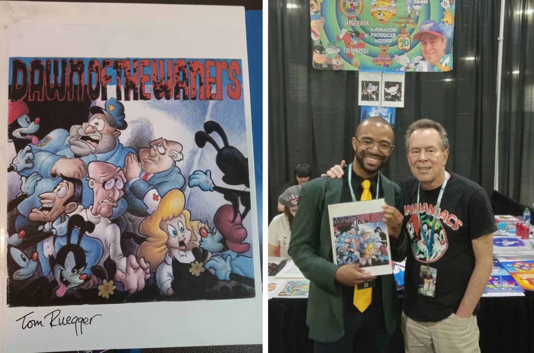 Tom Ruegger Style Dawn of The Warners with Autograph by Tom Ruegger by ReggieJWorkshop on ...