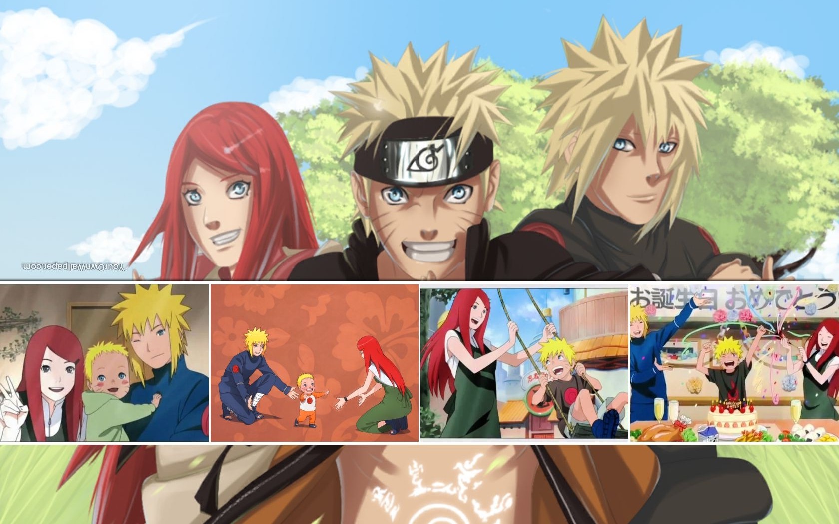 Minato Kushina Naruto Wallpaper 3