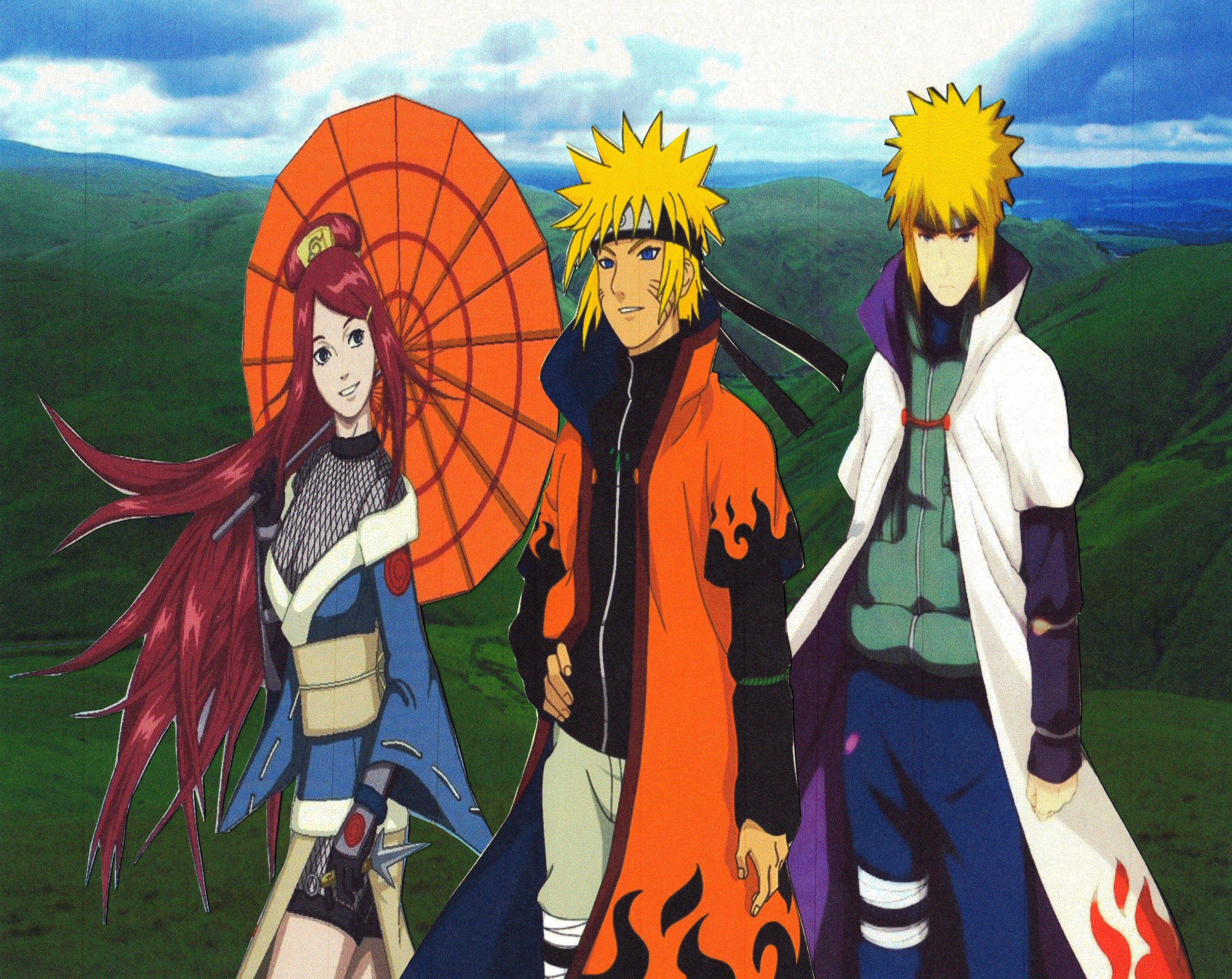 Minato Kushina Naruto Wallpaper 6 B by weissdrum on DeviantArt Minato Kushina Naruto Wallpaper 6 B by weissdrum on DeviantArt
