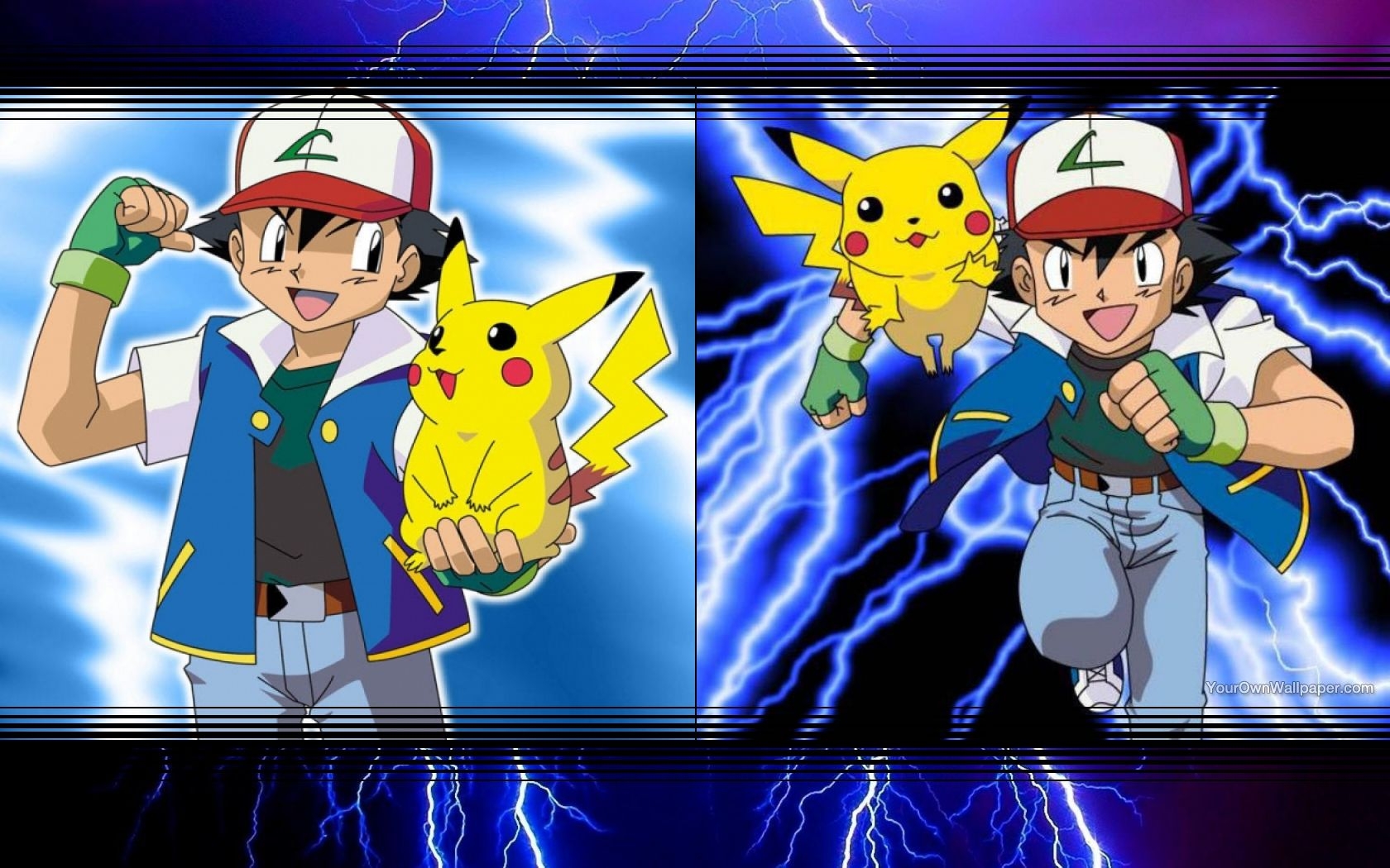 Ash and Pikachu Wallpaper by weissdrum on DeviantArt Ash and Pikachu Wallpaper by weissdrum on DeviantArt