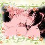 Rito and Haruna Kiss Wallpaper