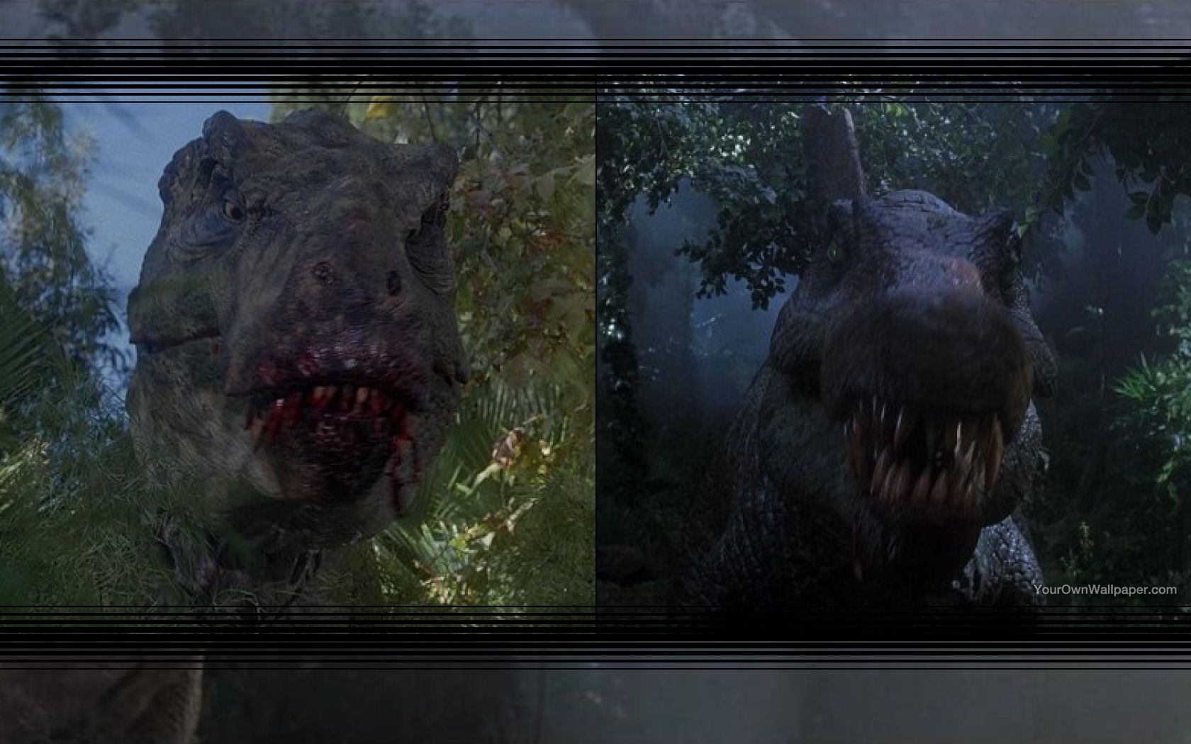 T. Rex vs Spino Wallpaper by weissdrum on DeviantArt